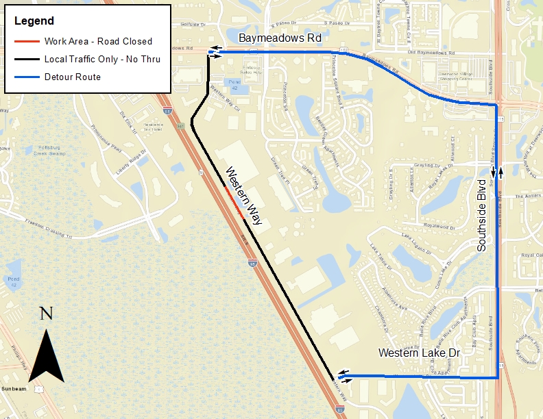 Western Way Sewer Improvement Project Map Western Way Sewer Improvement Project Map